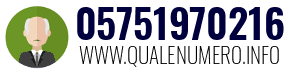 Numero di telefono 05751970216 05751970216