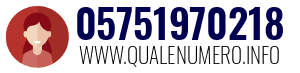 Numero di telefono 05751970218 05751970218