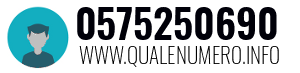 Numero di telefono 0575250690 0575250690