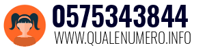 Numero di telefono 0575343844 0575343844