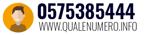 Numero di telefono 0575385444 0575385444