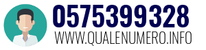Numero di telefono 0575399328 0575399328