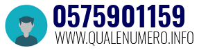 Numero di telefono 0575901159 0575901159