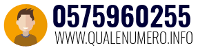 Numero di telefono 0575960255 0575960255