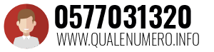 Numero di telefono 0577031320 0577031320