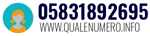 Numero di telefono 05831892695 05831892695