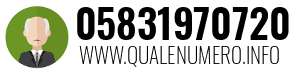Numero di telefono 05831970720 05831970720