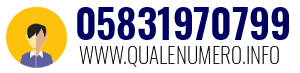 Numero di telefono 05831970799 05831970799