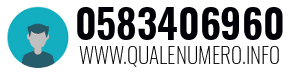 Numero di telefono 0583406960 0583406960