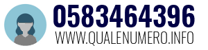 Numero di telefono 0583464396 0583464396
