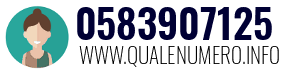 Numero di telefono 0583907125 0583907125