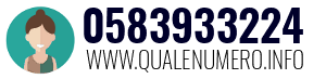 Numero di telefono 0583933224 0583933224