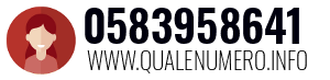 Numero di telefono 0583958641 0583958641