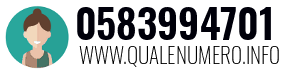Numero di telefono 0583994701 0583994701