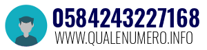 Numero di telefono 0584243227168 0584243227168