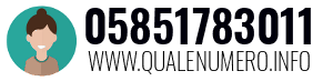 Numero di telefono 05851783011 05851783011