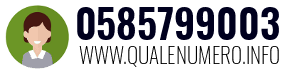 Numero di telefono 0585799003 0585799003