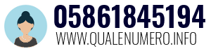 Numero di telefono 05861845194 05861845194