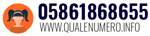 Numero di telefono 05861868655 05861868655
