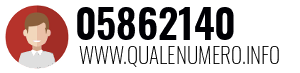 Numero di telefono 05862140 05862140