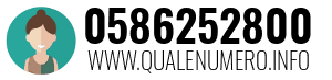 Numero di telefono 0586252800 0586252800