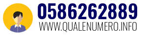 Numero di telefono 0586262889 0586262889