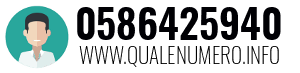 Numero di telefono 0586425940 0586425940