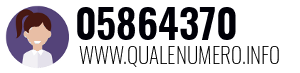 Numero di telefono 05864370 05864370