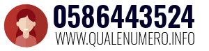 Numero di telefono 0586443524 0586443524