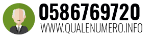 Numero di telefono 0586769720 0586769720