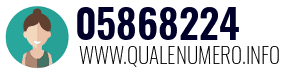 Numero di telefono 05868224 05868224