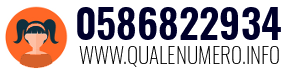 Numero di telefono 0586822934 0586822934