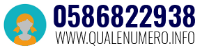 Numero di telefono 0586822938 0586822938