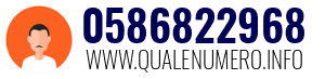 Numero di telefono 0586822968 0586822968