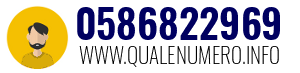 Numero di telefono 0586822969 0586822969