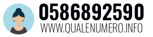 Numero di telefono 0586892590 0586892590