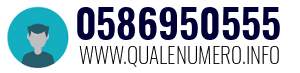 Numero di telefono 0586950555 0586950555