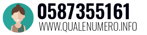 Numero di telefono 0587355161 0587355161