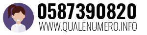 Numero di telefono 0587390820 0587390820