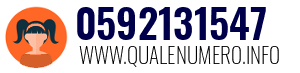 Numero di telefono 0592131547 0592131547