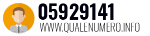 Numero di telefono 05929141 05929141