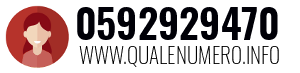 Numero di telefono 0592929470 0592929470