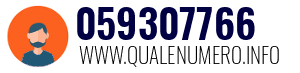Numero di telefono 059307766 059307766