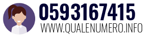 Numero di telefono 0593167415 0593167415