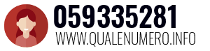 Numero di telefono 059335281 059335281