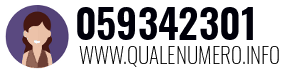Numero di telefono 059342301 059342301