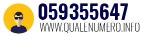 Numero di telefono 059355647 059355647