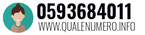 Numero di telefono 0593684011 0593684011