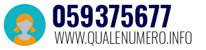 Numero di telefono 059375677 059375677
