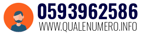 Numero di telefono 0593962586 0593962586